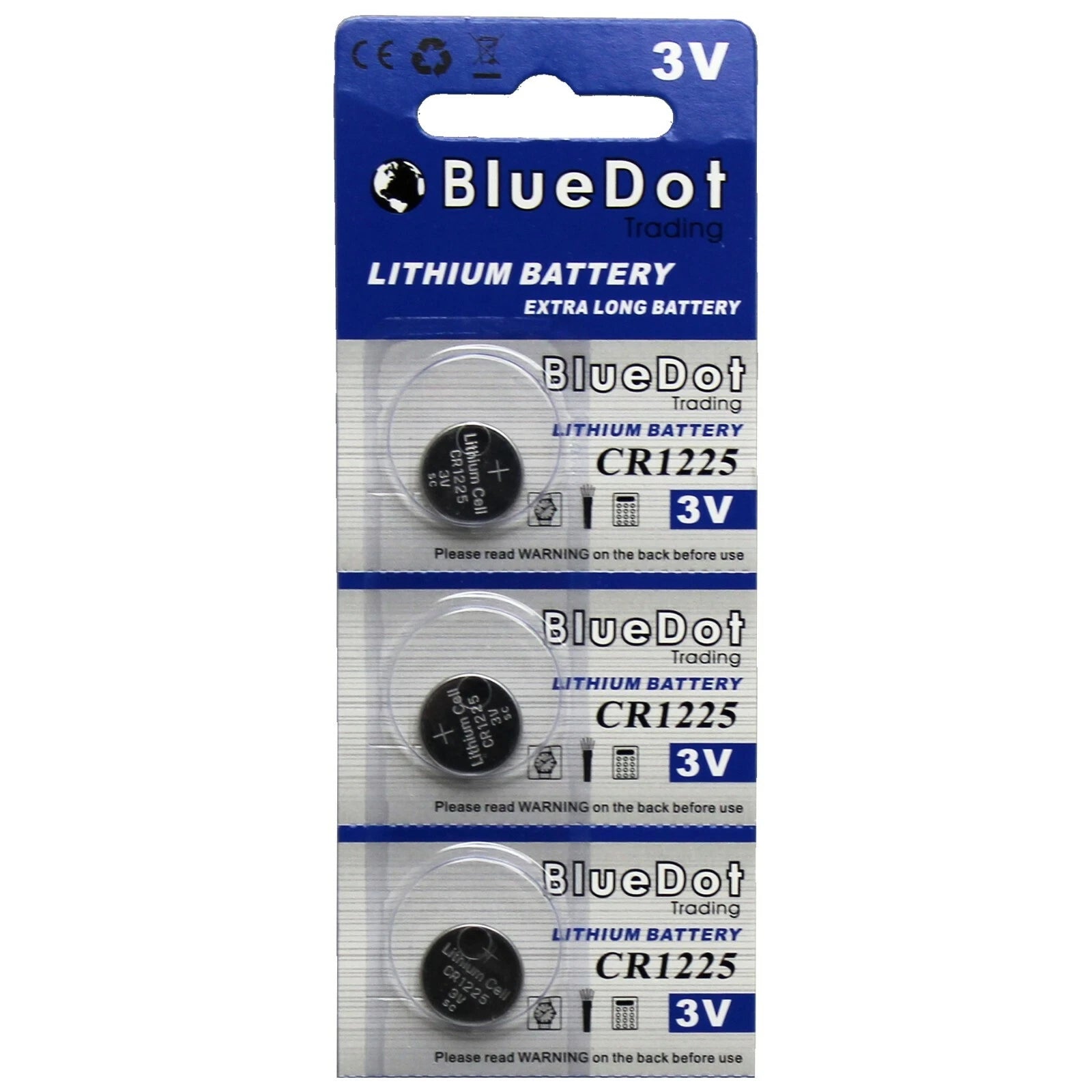 3 pcs. Cr 1225 Lithium BR1225 EBR1225 CR1225 3v battery USA Seller. Exp: 1/2027