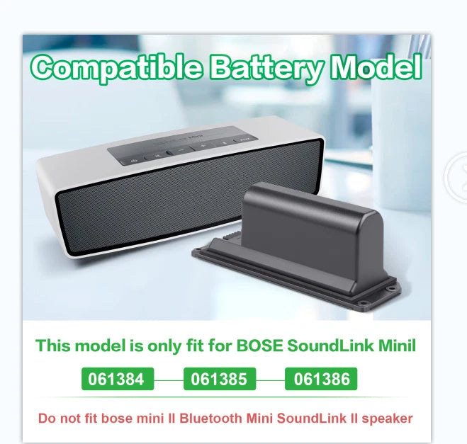 061384 061385 061386 Battery For Bose SoundLink Mini I one 1 7.4V