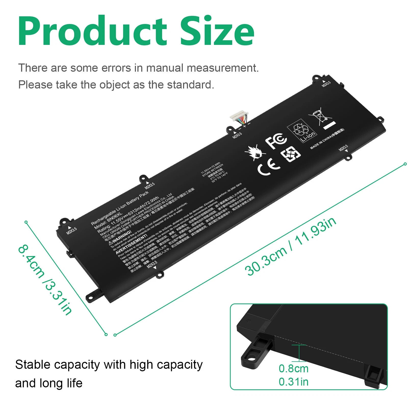 ?BN06XL Battery For HP Spectre X360 15-EB Series 15-EB0005UR 15-EB0025TX 72.9Wh
