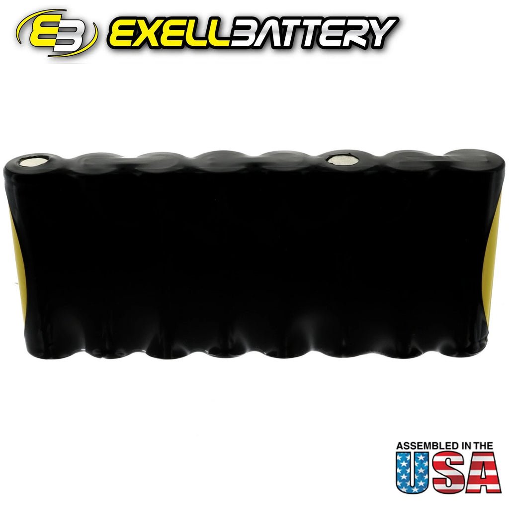 Exell Custom 9.6V 800mAh (8xAA) NiCd Battery Pack