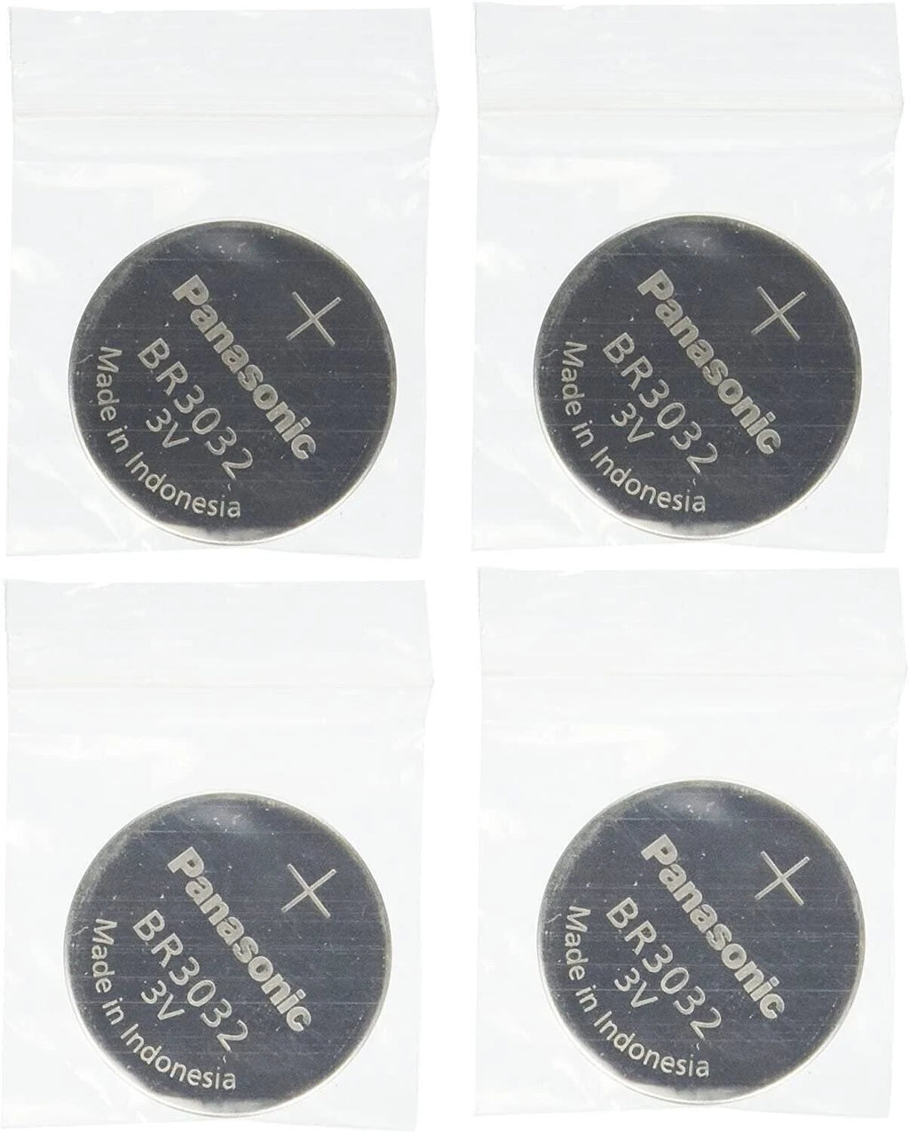 Panasonic BR3032 3V Coin Cell Batteries 4 PIECES