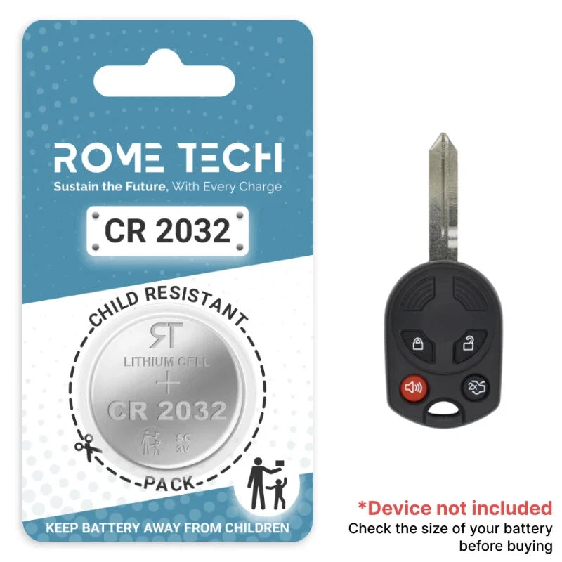Key Fob Battery Replacement for Ford Focus 2019 2018 2017 2016 2015 2014 - 2000