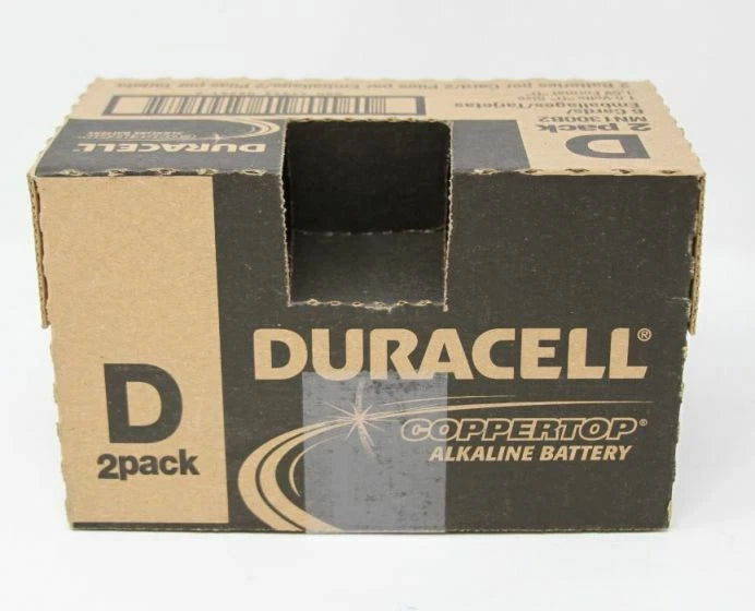 Pack of 12 Duracell D MN1300 Coppertop Alkaline Batteries (6x2 Pk)