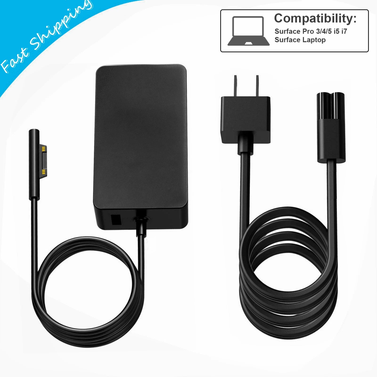For Microsoft Surface Pro 3 Pro 4 Laptop 1625 36W 12V 2.58A AC Adapter Charger