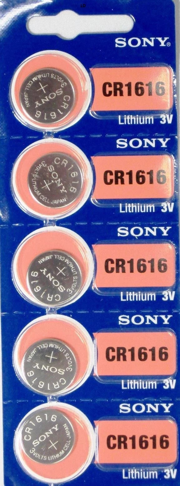 CR 1616 MURATA / SONY LITHIUM BATTERIES (1 piece) 3V watch Authorized US Seller