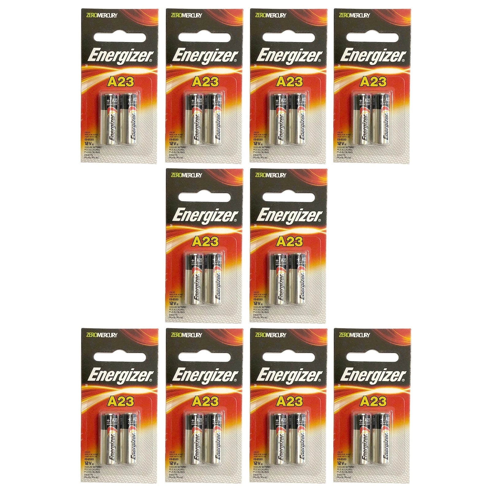 10x 2pk 12V Alkaline Batteries A23BP Compatible With A21, A23, BAT012, E23A