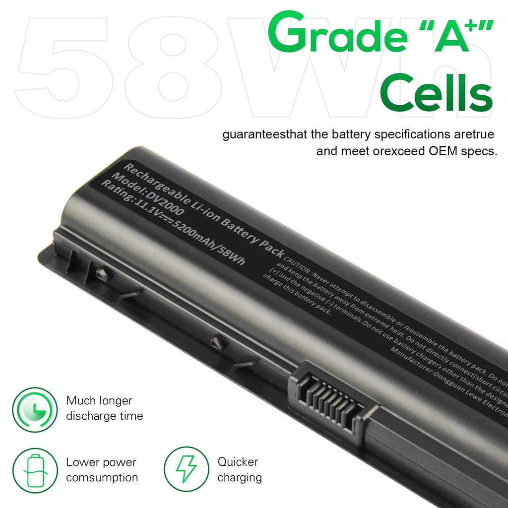 New Battery For HP Pavilion DV2000 DV6000 C700 F500 432306-001 441425-001