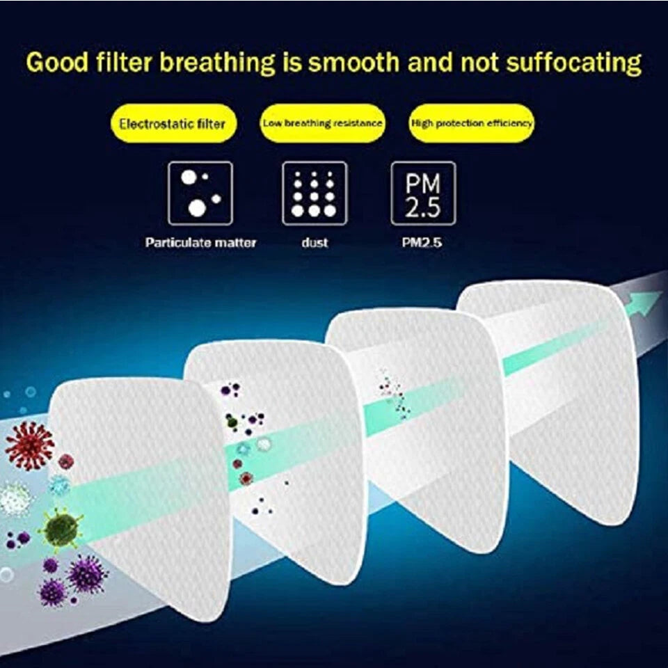 20X5N11 Cotton Filter +2XCover Replacement For 6200 6800 7502 Respirator Filters