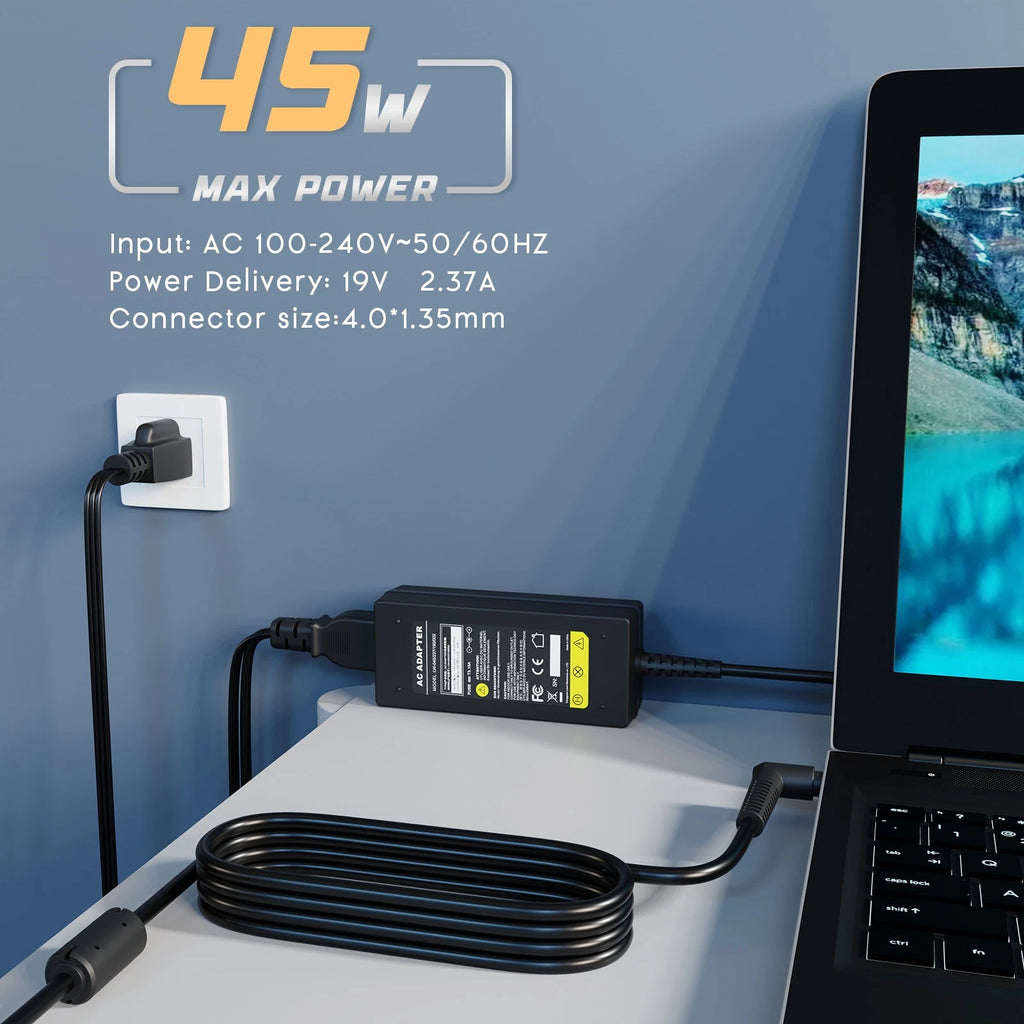 45W 19V 2.37A AC Charger Adapter ADP-45BW AD883J20 For ASUS X551CA X551M X551MA