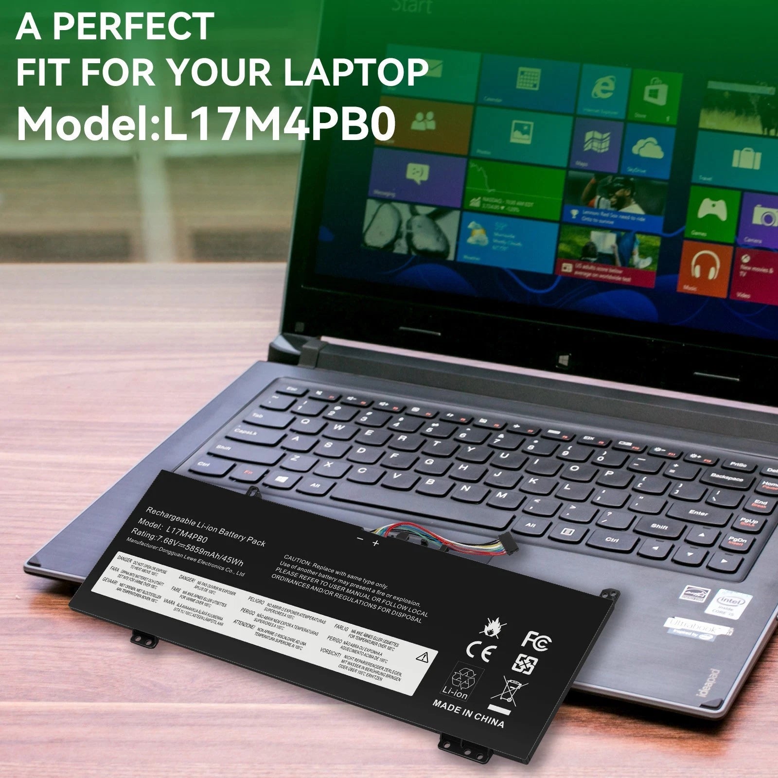 Battery L17M4PB0 For Lenovo Yoga 530-14ARR 530-14IKB Flex 6-14IKB 14ARR L17C4PB0