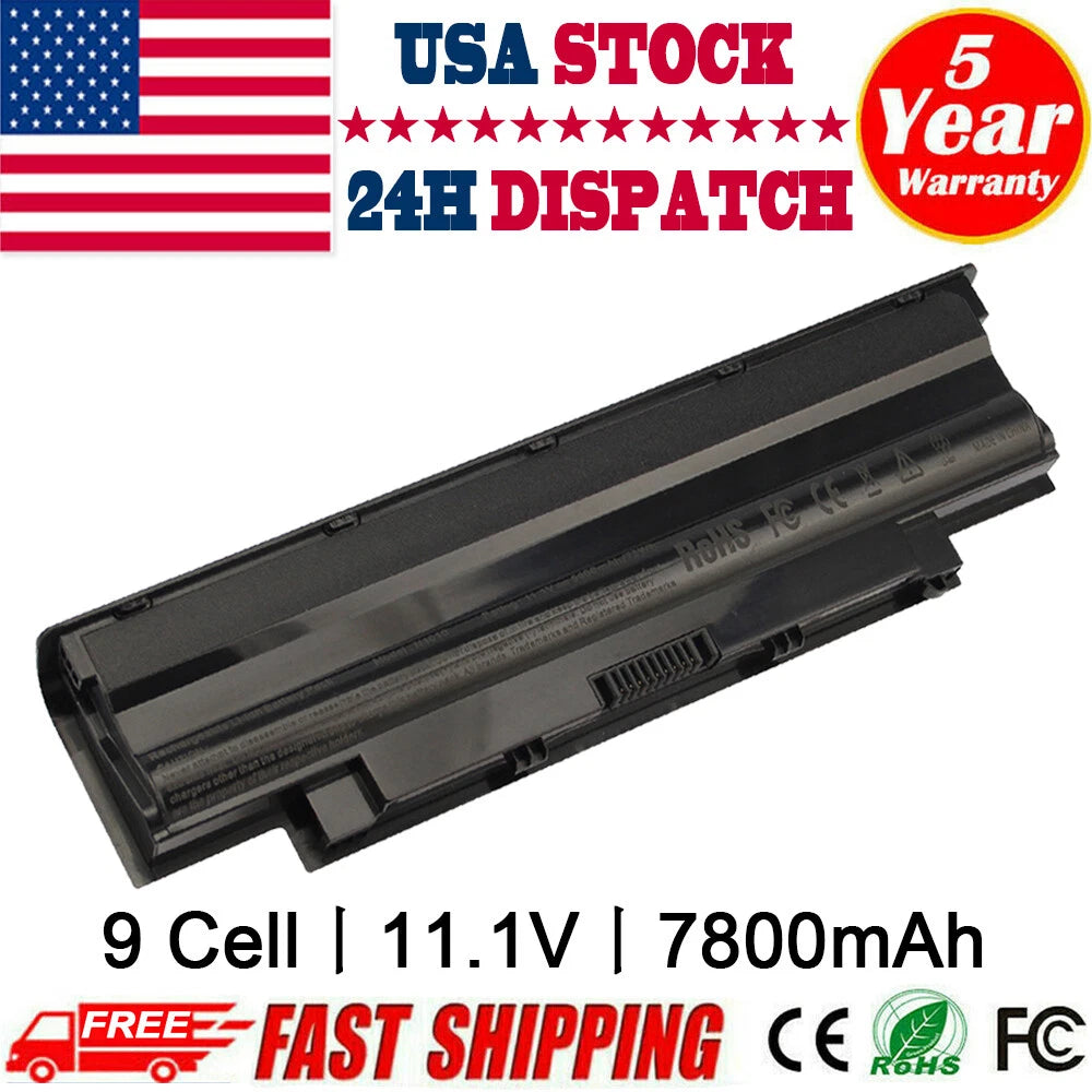 9 Cell Battery for Dell Inspiron N4110 N4010 N5010 N5110 N7110 M5010 M3010 J1KND