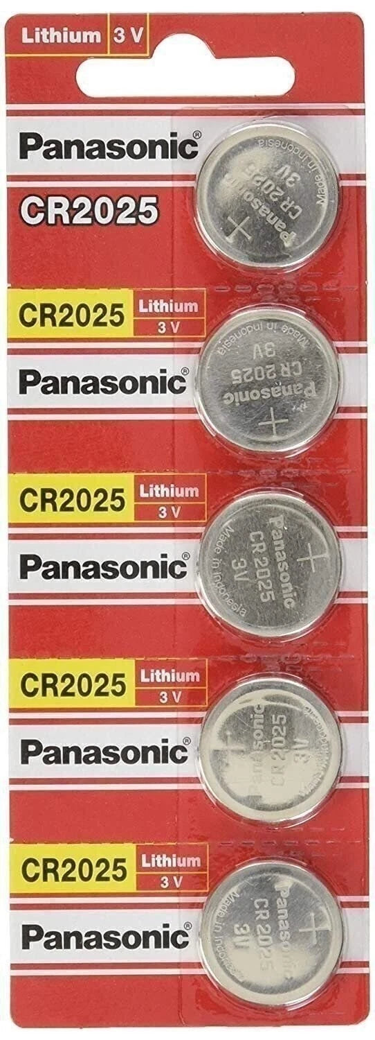 Panasonic CR2025-5 CR2025 3V Lithium Coin Battery