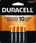 8 Pack Duracell AAA Alkaline Batteries
