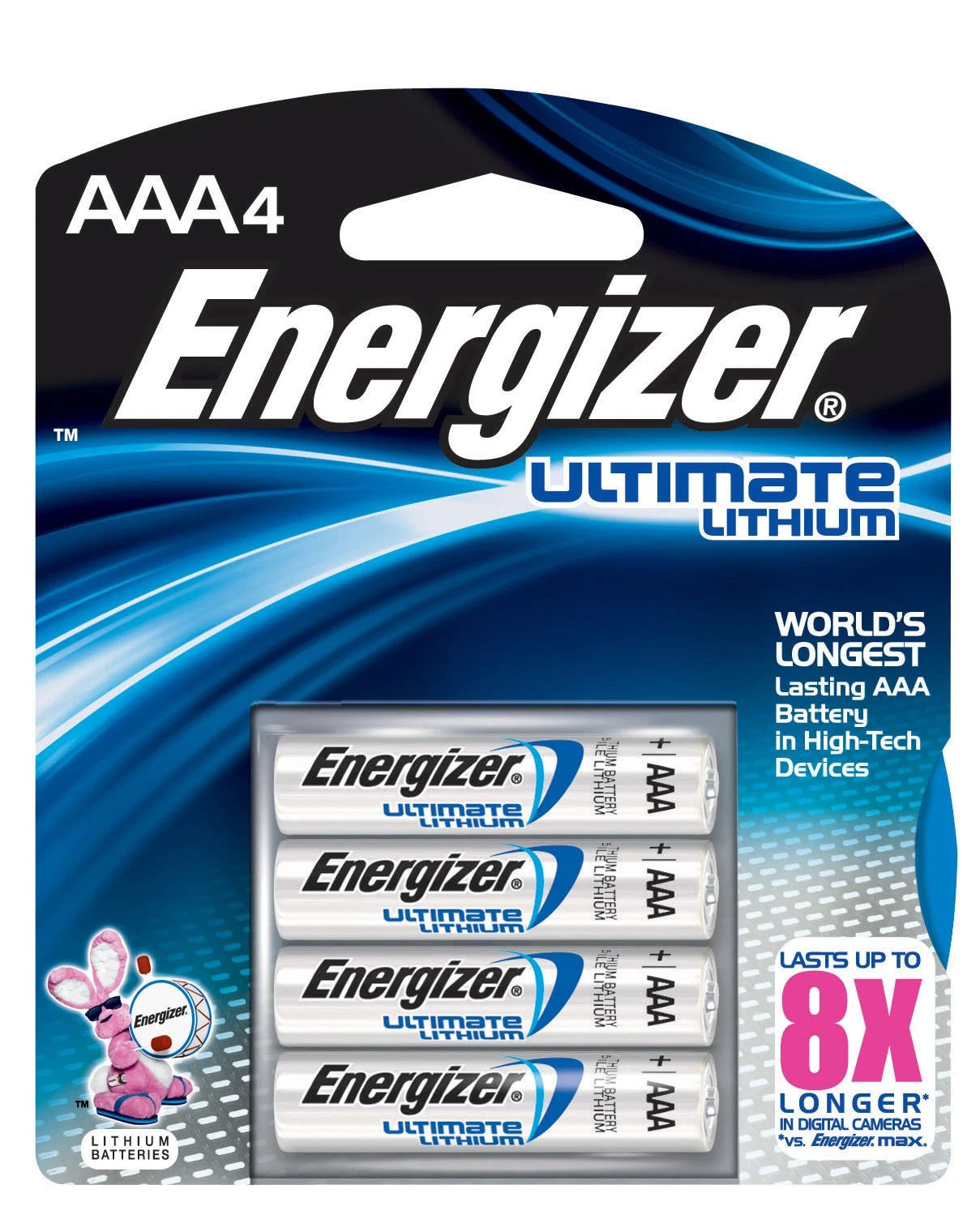 Energizer Ultimate L92BP-4 Lithium AAA Battery 4 Pack