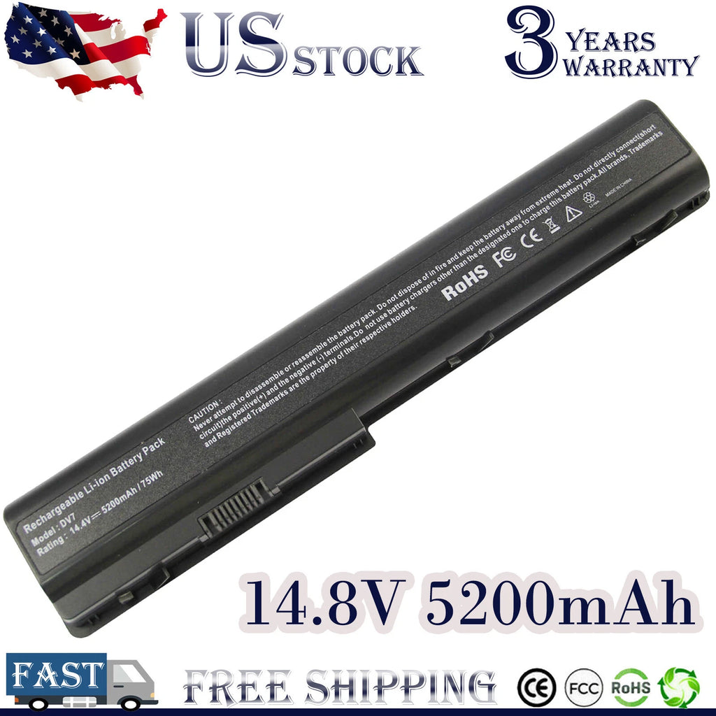 HDX18 Battery for HP Pavilion DV7 DV7t DV8-1000 464058-251 HSTNN-C50C GA08 14.8V