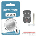 Key Fob Battery Replacement for GMC Sierra 2022 2021 2020 2019
