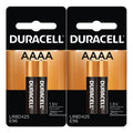 4 Duracell AAAA Alkaline Battery , 2 Packs of 2