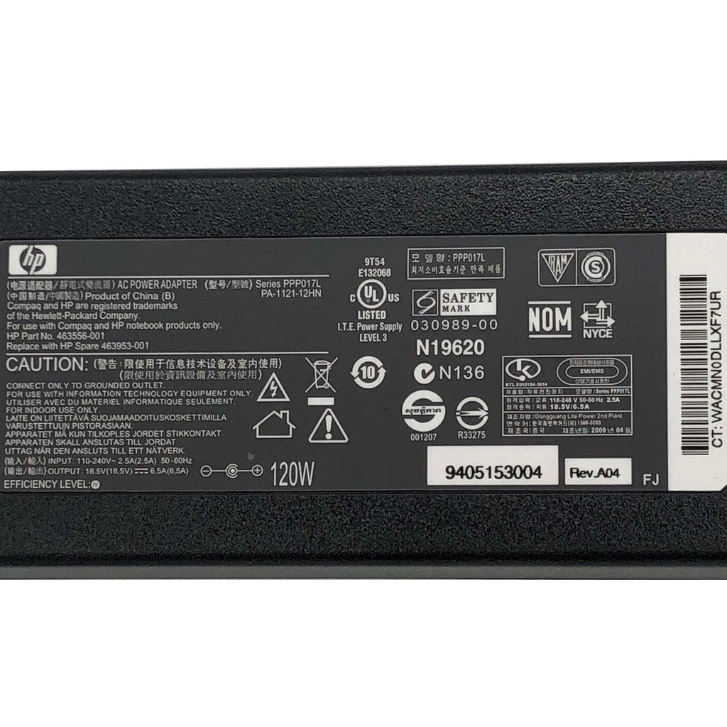 Open Box Genuine 120W HP Adapter for TouchSmart 9100 A2W13 All-in-One Desktop PC