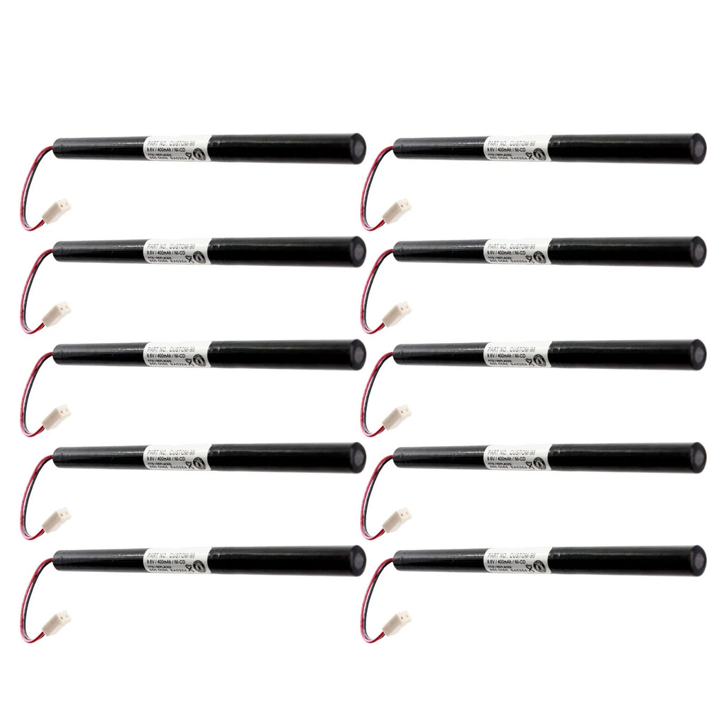 10pc Emergency Lighting Battery for Lithonia Model 850.0066