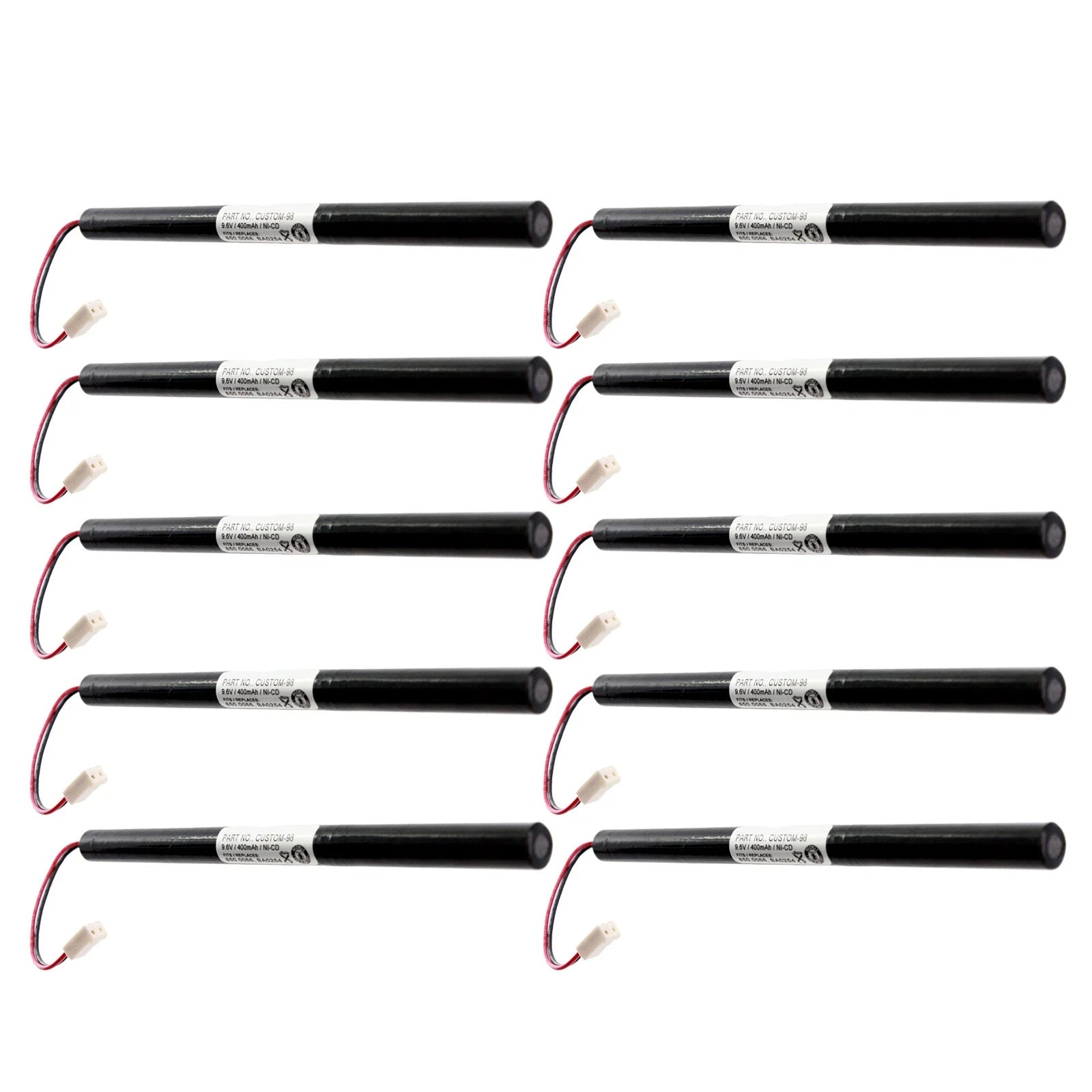 10pc Emergency Lighting Battery for Lithonia Model 850.0066
