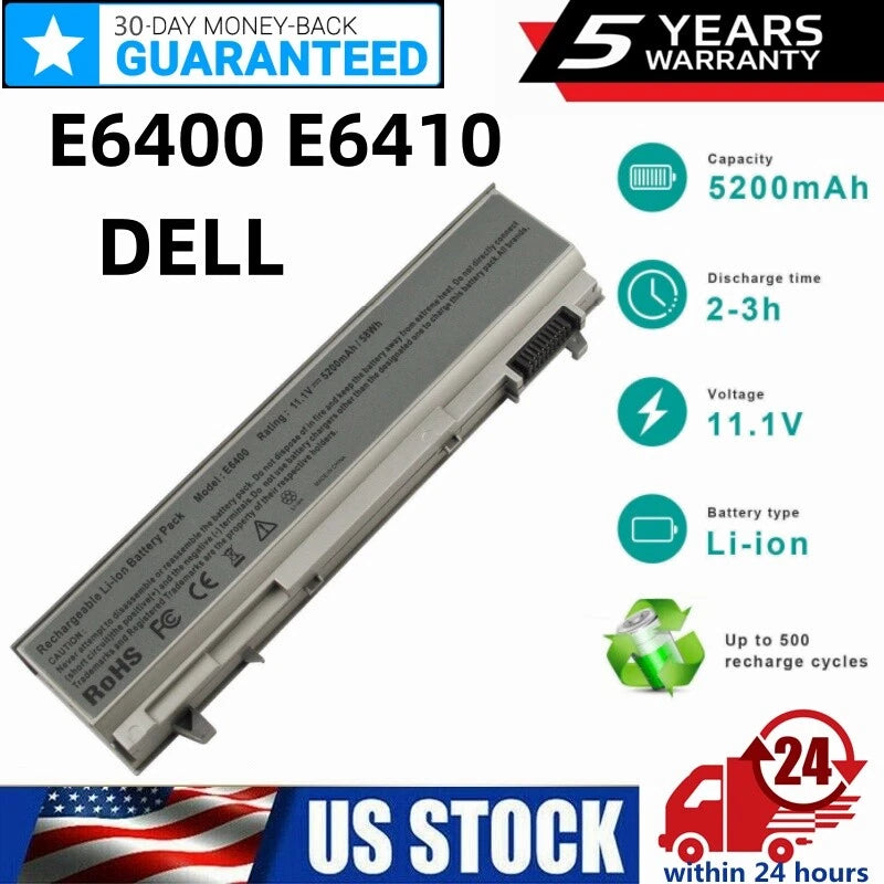 Lot 20x Battery For Dell Latitude E6400 E6410 E6500 E6510 Precision M2400 M4400