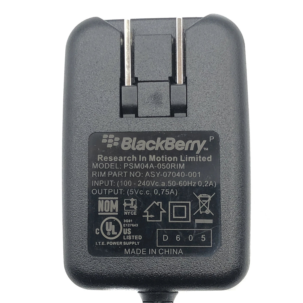 NEW Genuine Blackberry Charger Adapter Micro USB for 8100 9000 Smart Phones