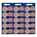 Murata CR1632 Cell Coin Button Lithium Battery 3V Tag Watch Key x15