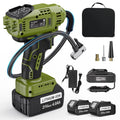 Tire Inflator Portable Air Compressor 150PSI With 2X Faster 21V 4000 mAh Battery