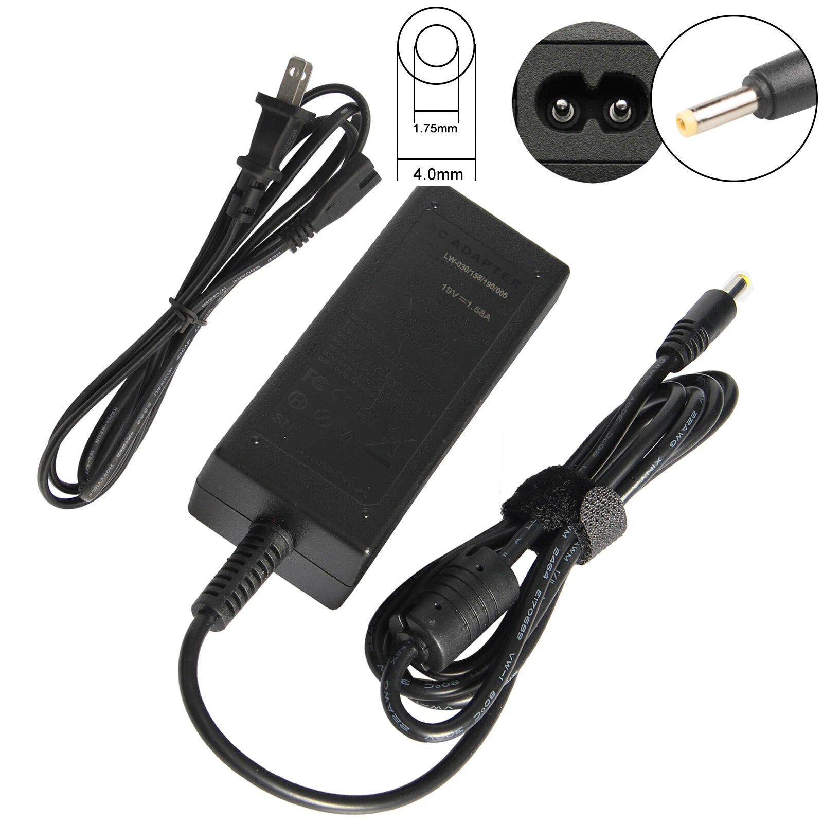 AC Adapter For HP Mini 110-3030nr 110-3135dx 110-3018CL Power Supply Charger 45W