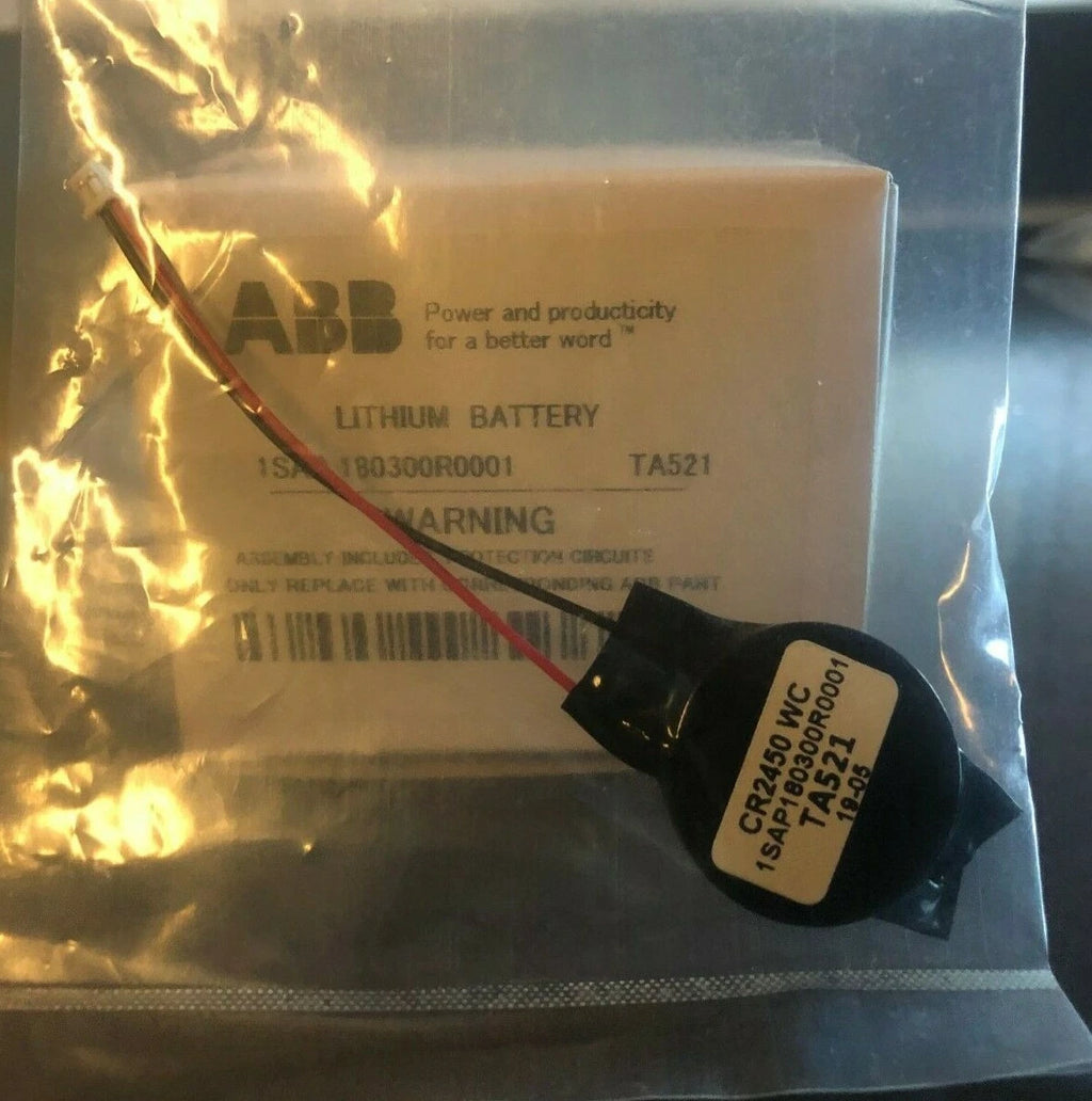 Brand New ABB TA521 - 3.0V / 620mAh PLC Replacement Battery