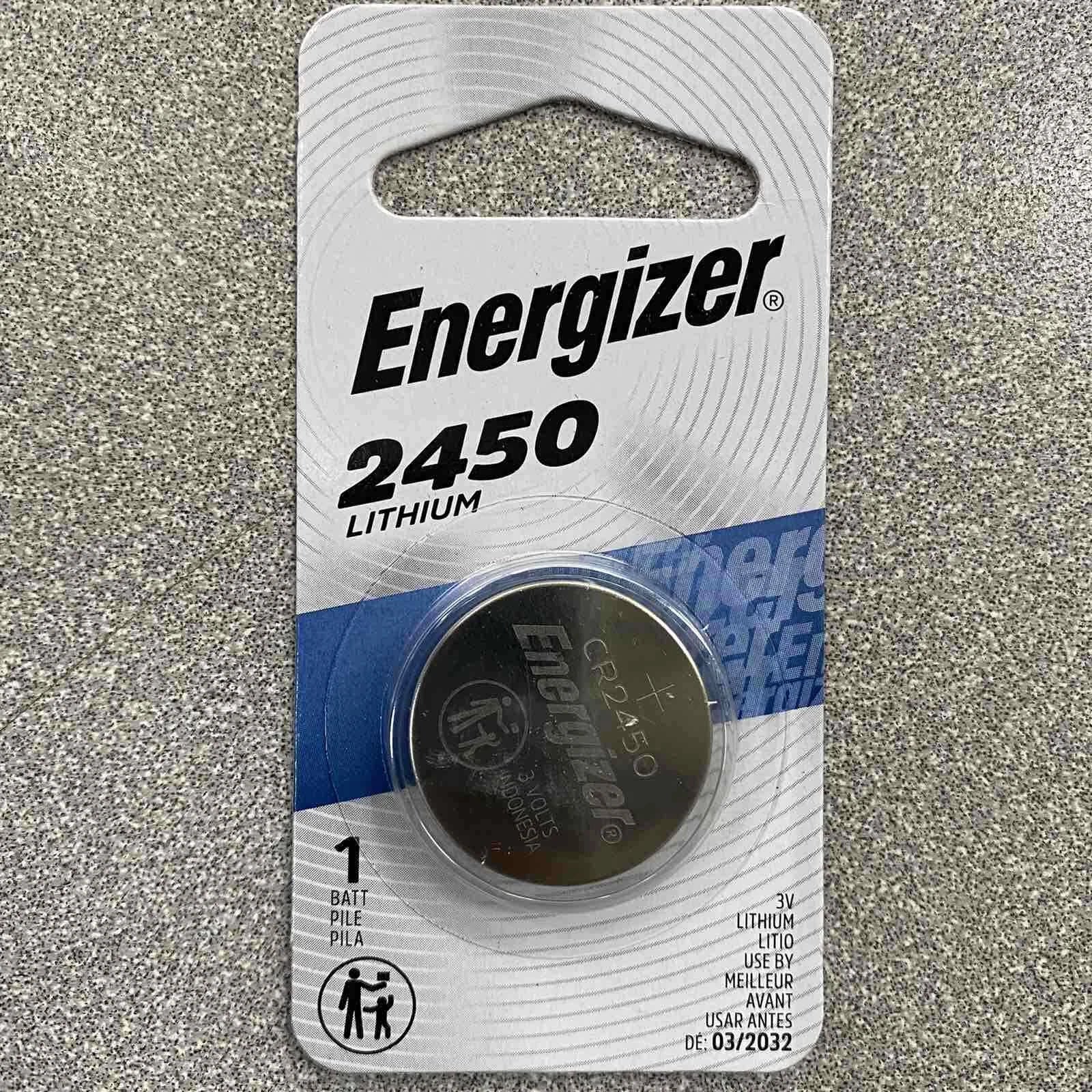 1 Pack New Fresh Energizer ECR2450 CR2450 BR2450 Lithium 3V Battery Exp 03/2032