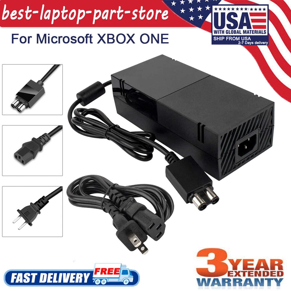 AC Adapter Brick Charger Power Supply Cord Cable for Microsoft XBOX ONE Console