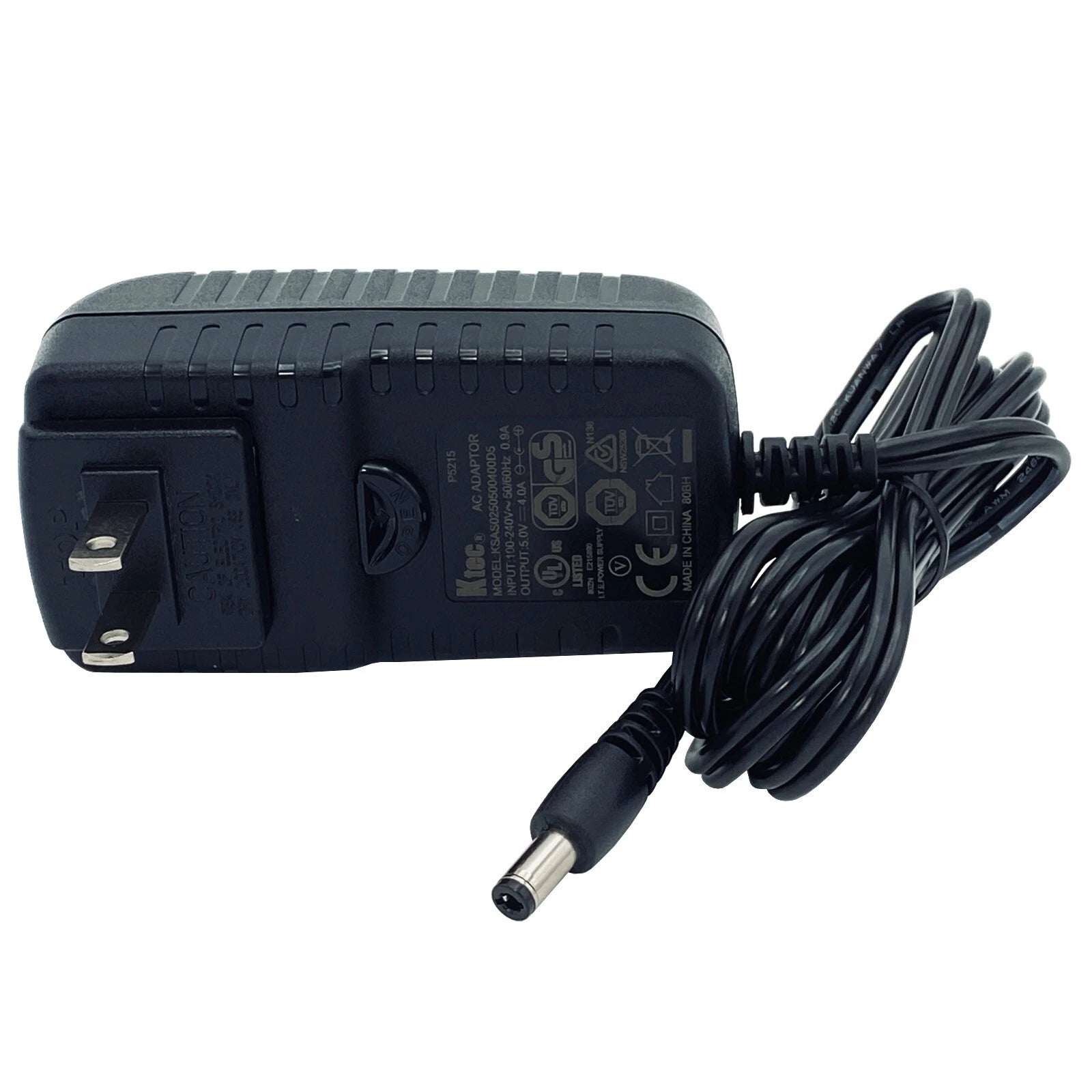 NEW Genuine Ktec Wall AC Adapter KSAS0250500400D5 Power Supply 5V 4A - 5.5x2.5mm