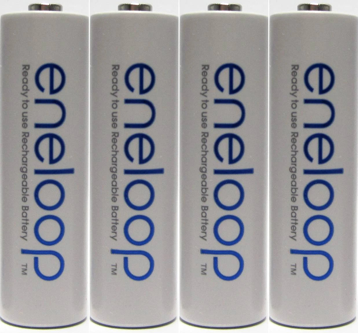 Panasonic Eneloop 4 Pack AA Rechargeable Batteries With holder