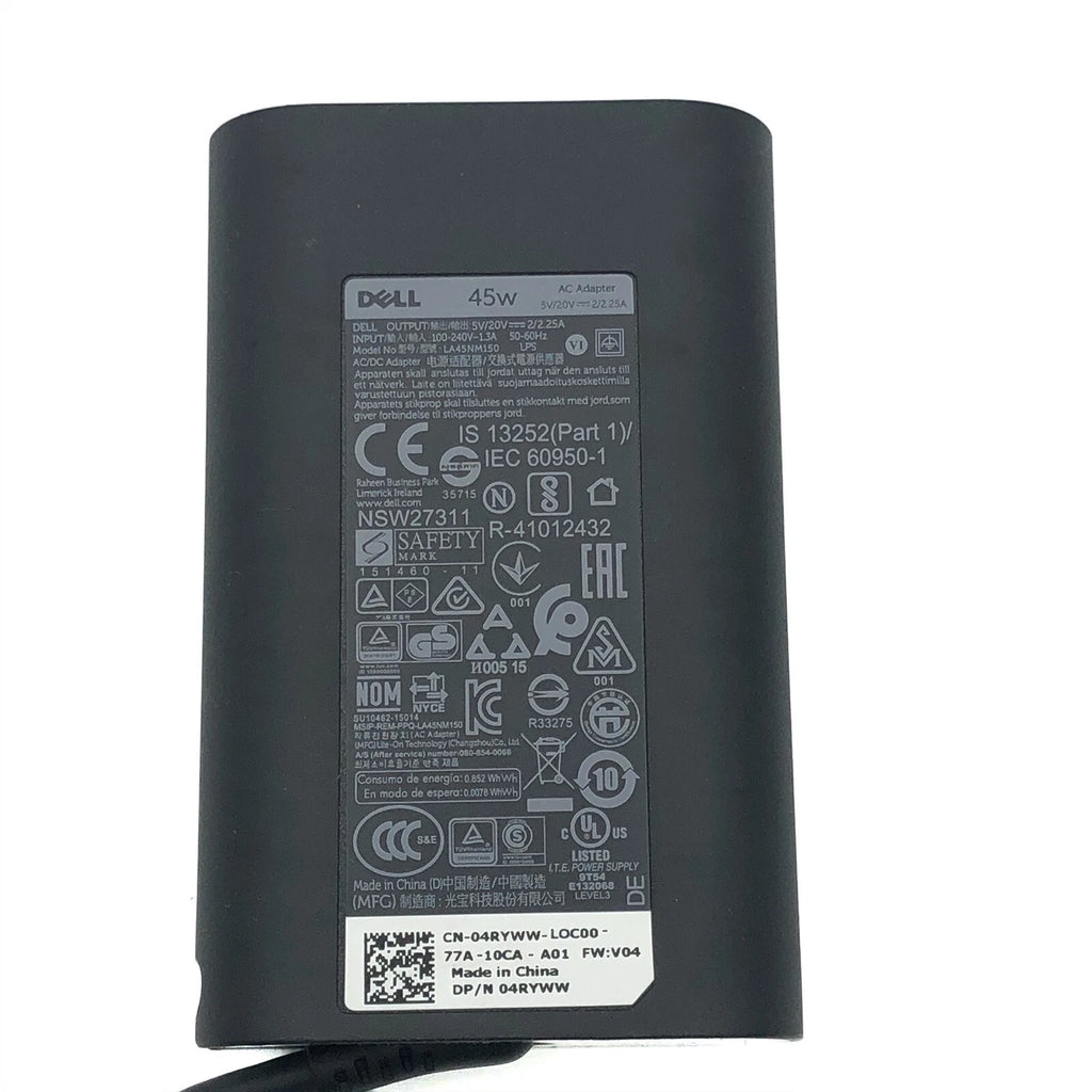 NEW Genuine AC Adapter Dell LA45NM150 5-20V 3-2.25A 45W USB Type C Charger OEM