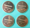 4 NEW PANASONIC CR2450 CR 2450 3v lithium battery EXPIRE 2024