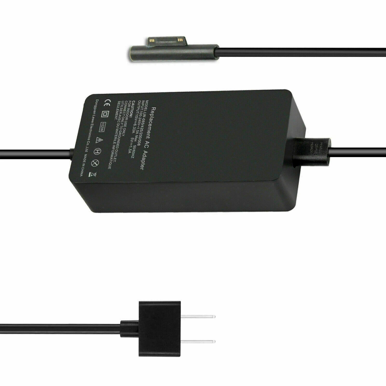 102W 1798 Adapter Charger For Microsoft Surface Pro 3/4/5/6/7/8/X Laptop 3/2/1
