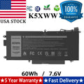 K5XWW Battery For Dell Latitude 7389 7390 L3180 5285 5289 2 in 1 71TG4 60Wh 7.6V