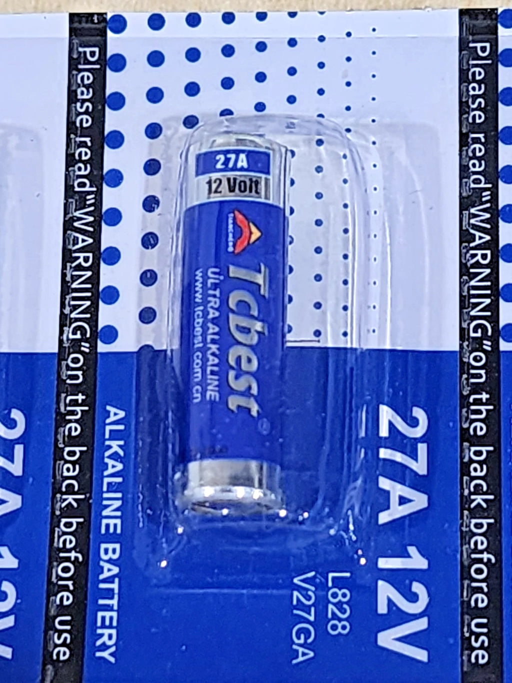 5 pc 12V Tcbest Ultra Alkaline Batteries A27, 27A, MN27, GP27A, 8LR732, L828