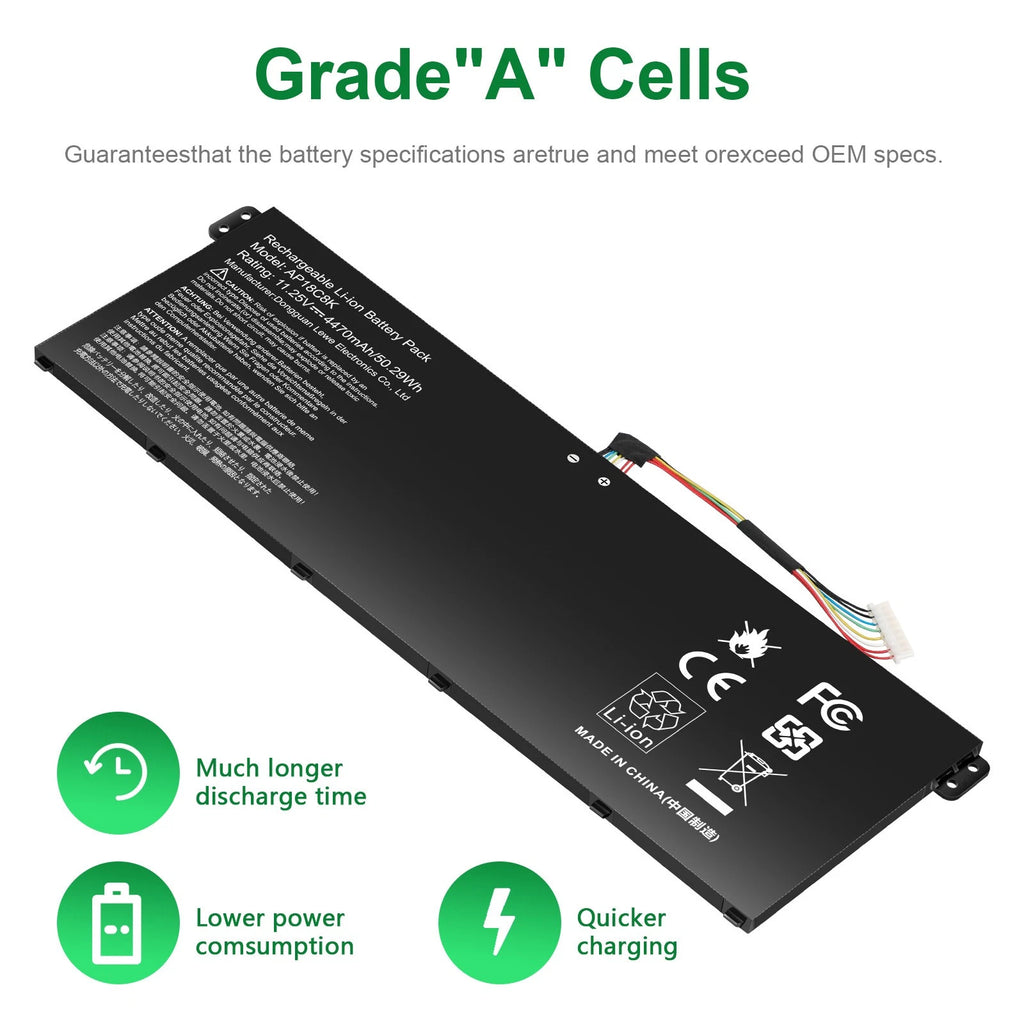 ?Battery AP18C8K For Acer Aspire 5 A514-52 A715-42G Chromebook 315 CB315-3H NEW