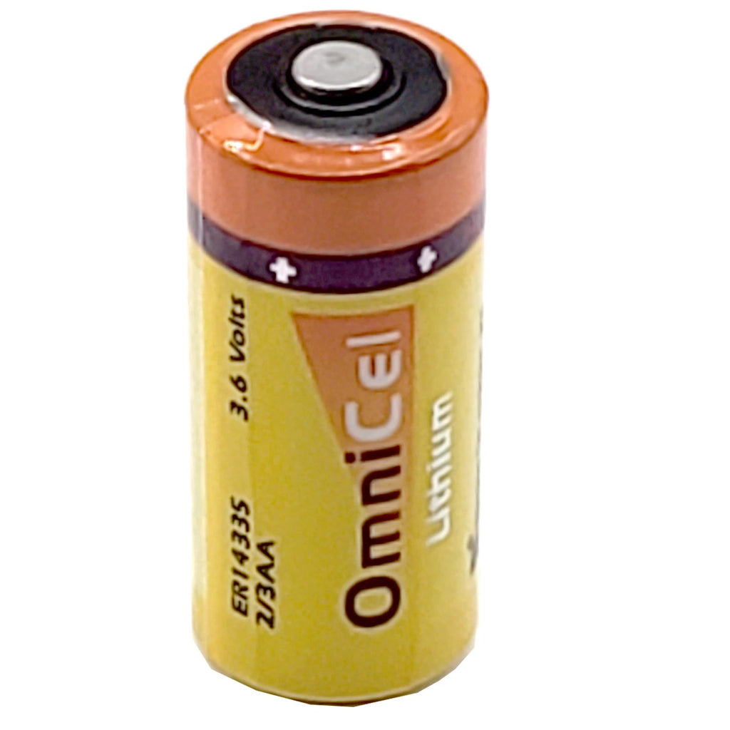 10pc OmniCel ER14335 3.6V 1.65Ah 2/3AA Lithium Button Top Battery RFID AMR