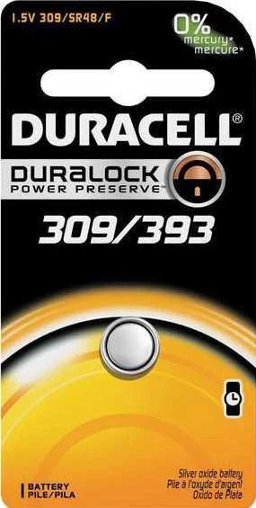1 Duracell 393 309 SR754 LR754 SR48 LR48 AG5 193 V393 D393 RW28 S15 Battery