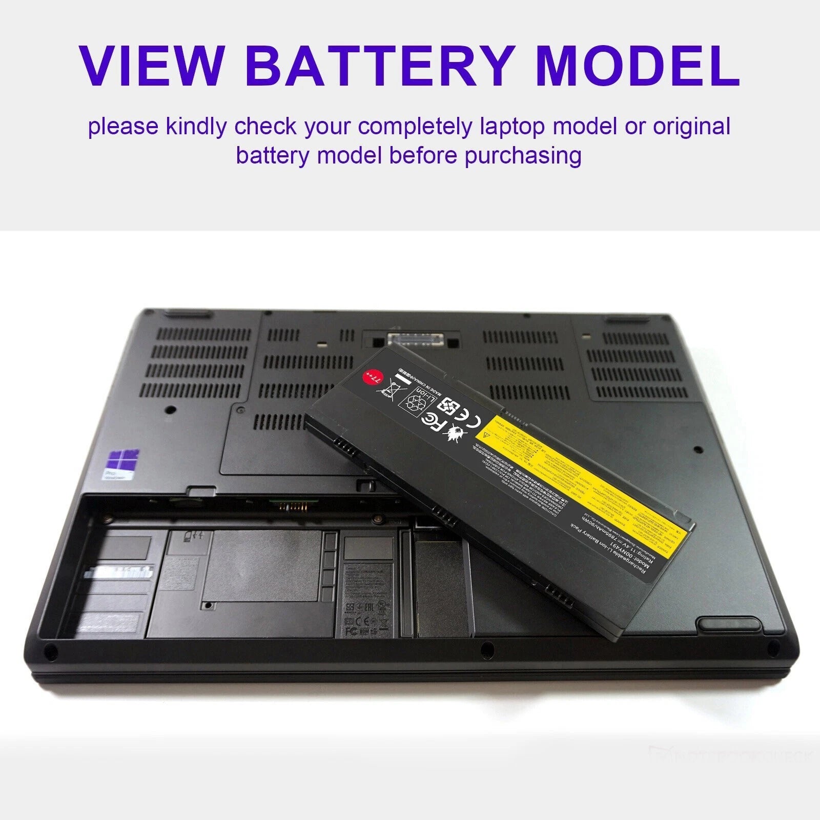 ?77++ 00NY491 Battery for Lenovo Thinkpad P50 P51 P52 Series 00NY492 00NY493 NEW