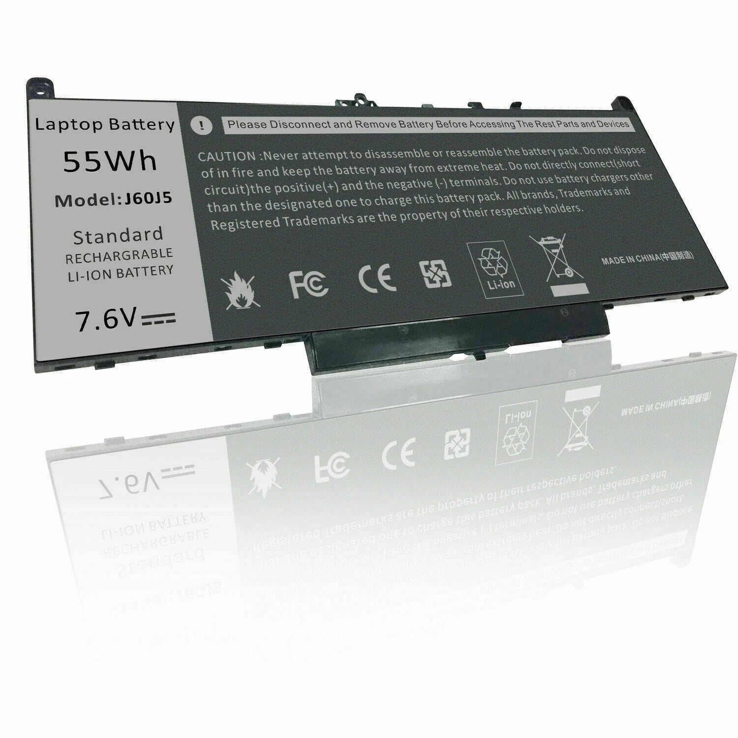 Lot J60J5 Battery For Dell Latitude E7270 E7470 MC34Y 242WD GG4FM R1V85 55Wh