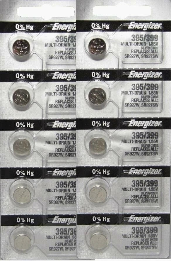 10 395/399 ENERGIZER WATCH BATTERIES