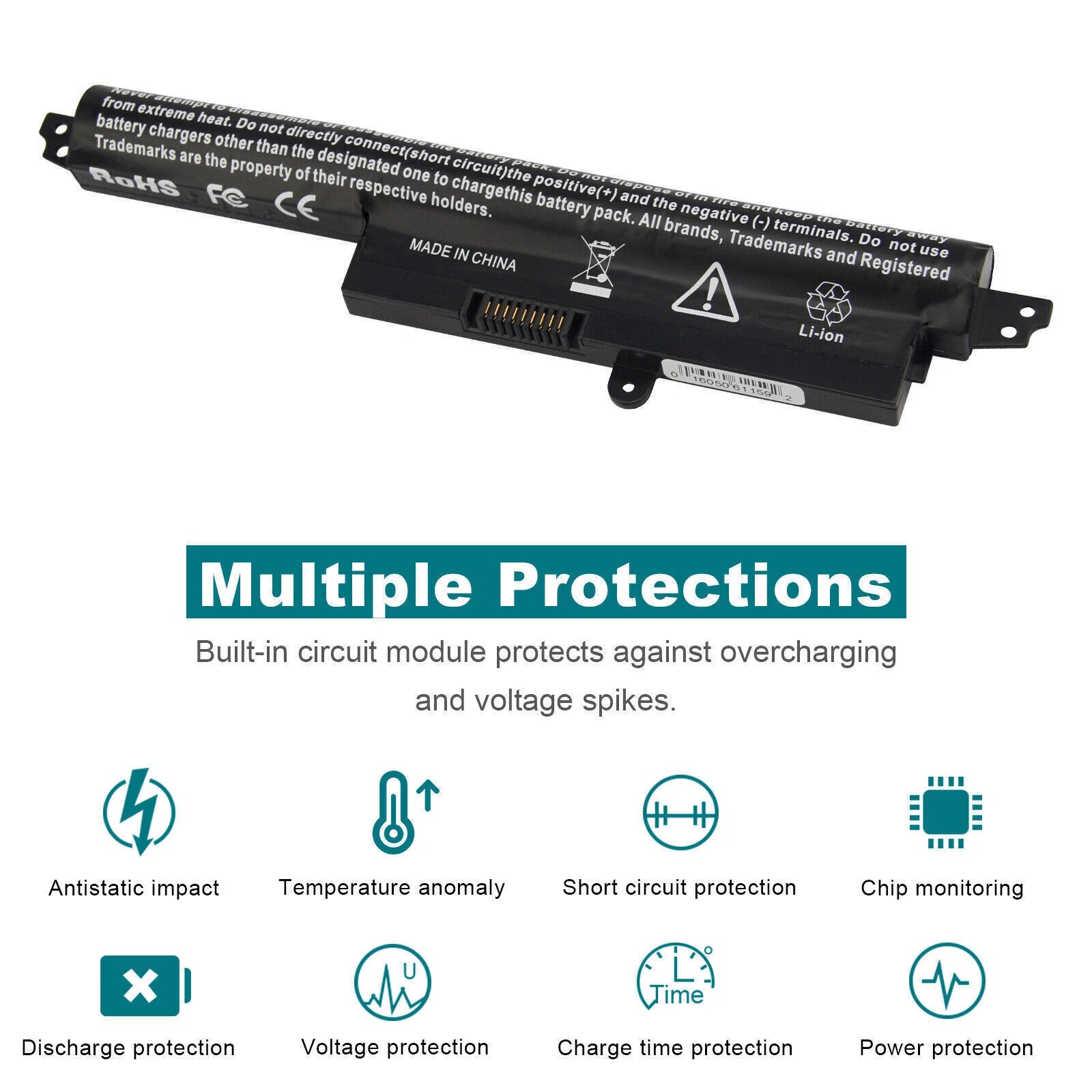 A31N1302 Laptop Battery for Asus Vivobook X200CA X200M X200MA F200CA 11.6" Serie