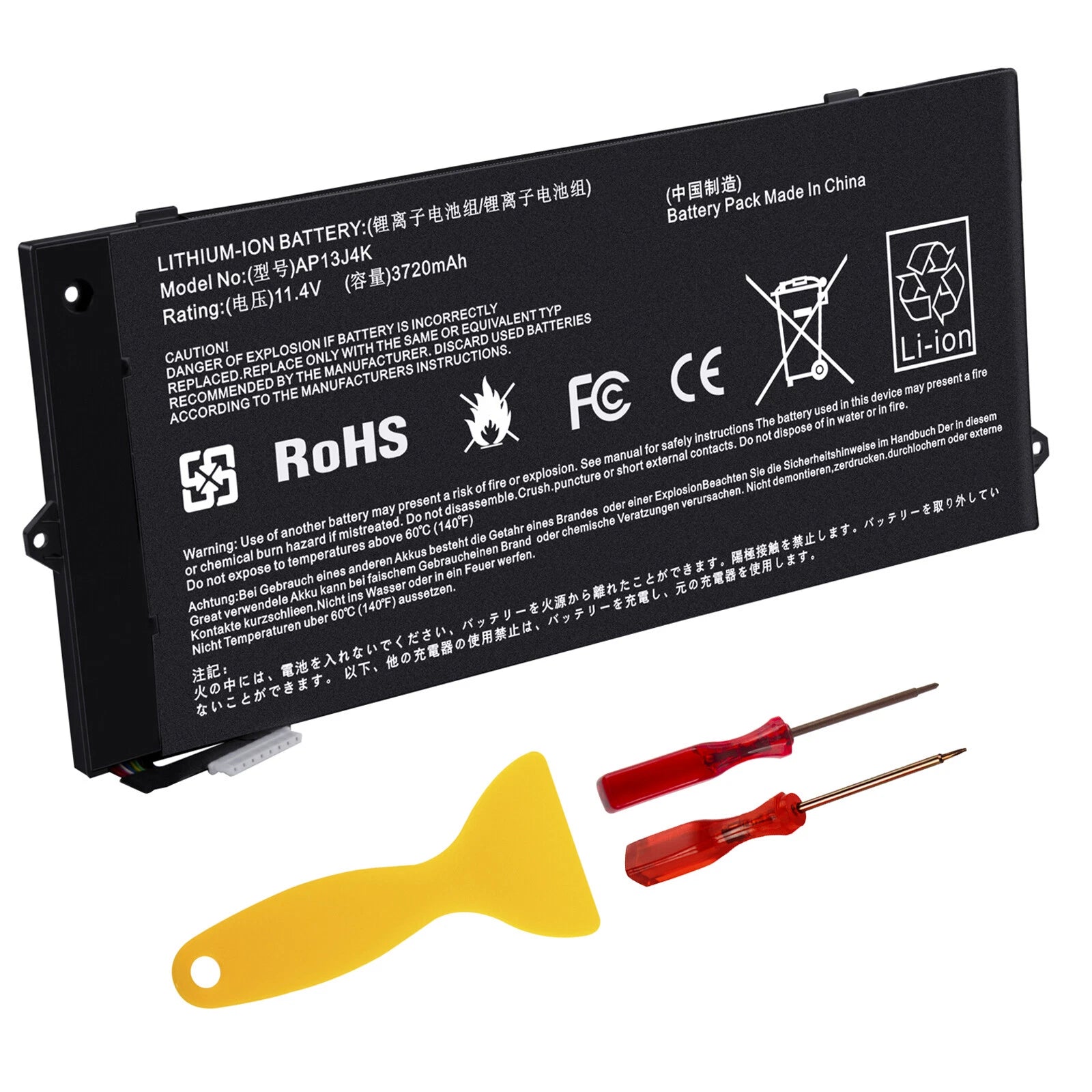 AP13J3K AP13J4K Battery for Acer Chromebook C720-2848 C720 C720P C740 14 CB3-431
