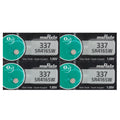 4 Murata 337 SR416SW SR416 SILVER OXIDE watch battery