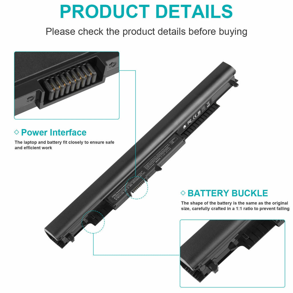 HS04 Battery for HP Pavilion 15 17 Series 240 250 G4 HSTNN-LB6V 807611-241 HS03