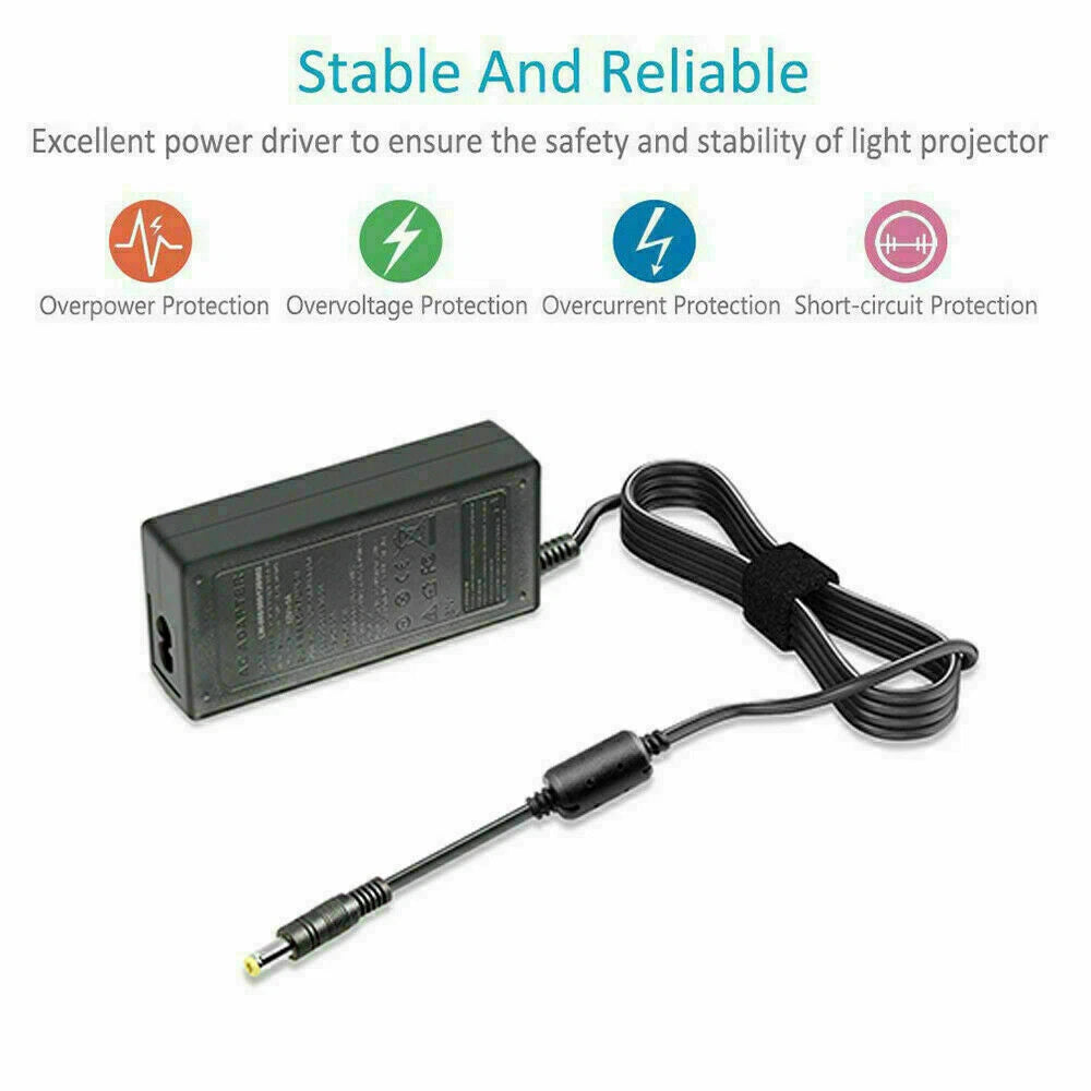 12V 5A 8 Ways Power Splitter Adapter Charger For Analog AHD DVR Camera RGB LED